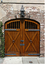 Gated Doorway in Historic Charleston, South Carolina
